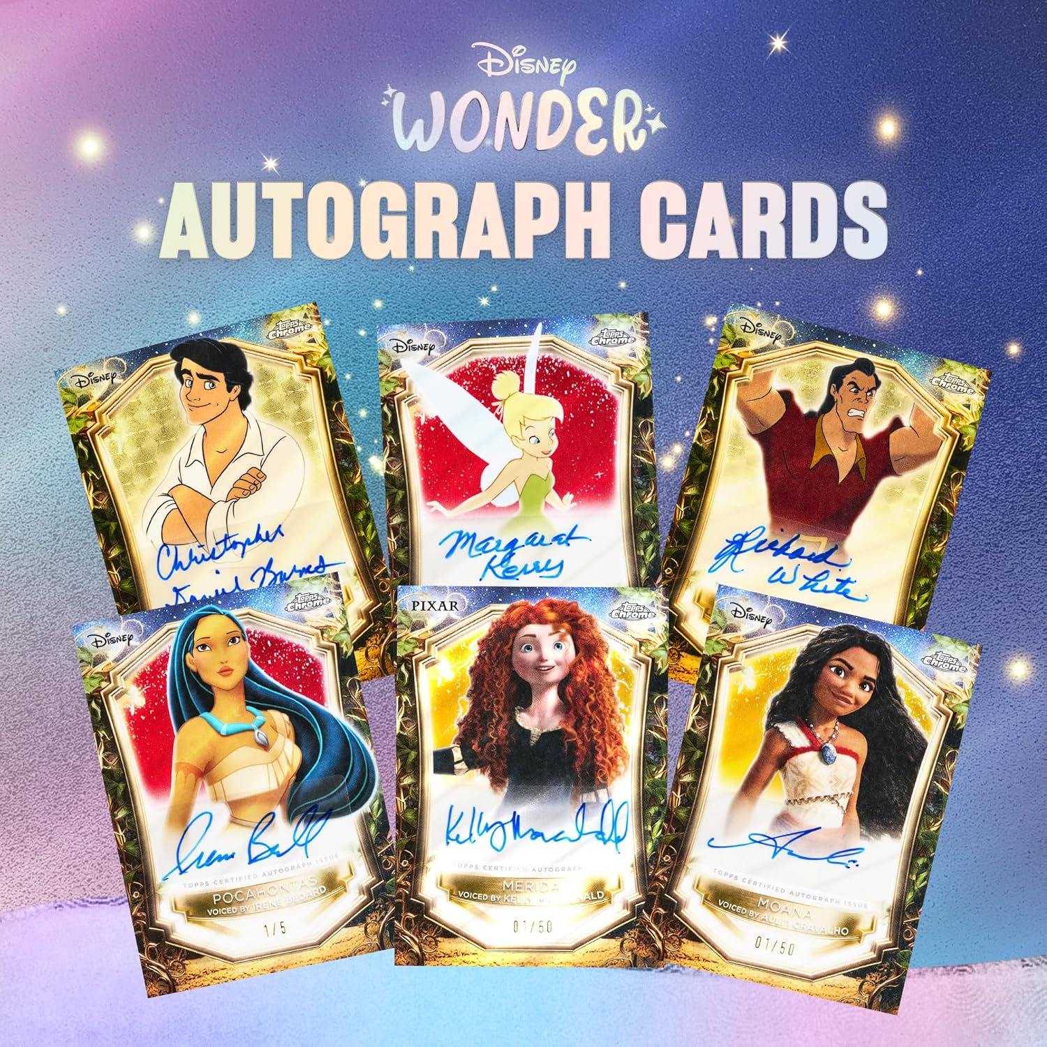 Topps 2025 Disney Wonder Trading Card Winter Mega Box