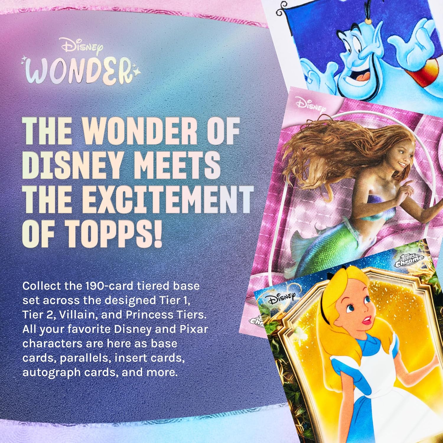Topps 2025 Disney Wonder Trading Card Winter Mega Box