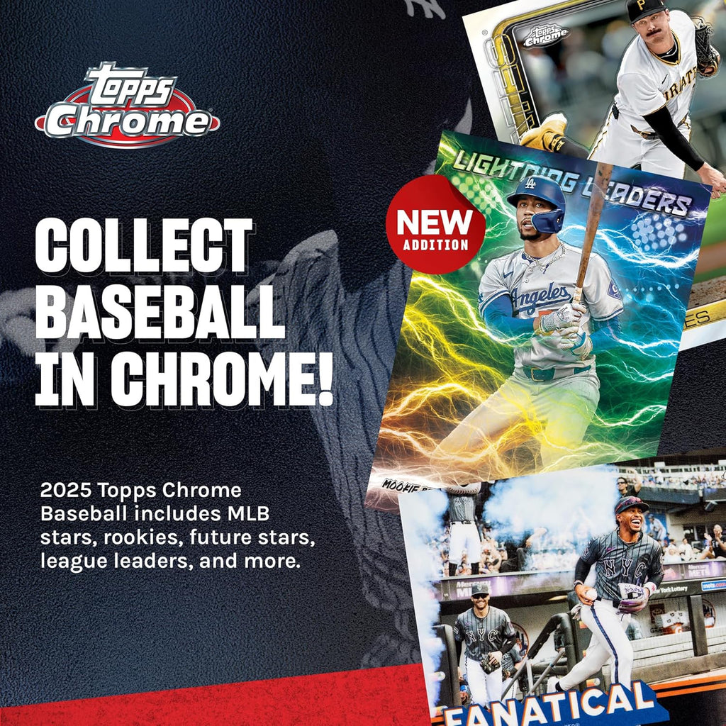 Topps 2025 Chrome Baseball - Mega Box (Factory Sealed)