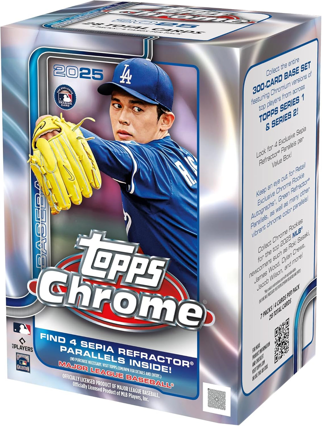 Topps 2025 Chrome Baseball - Mega Box (Factory Sealed)