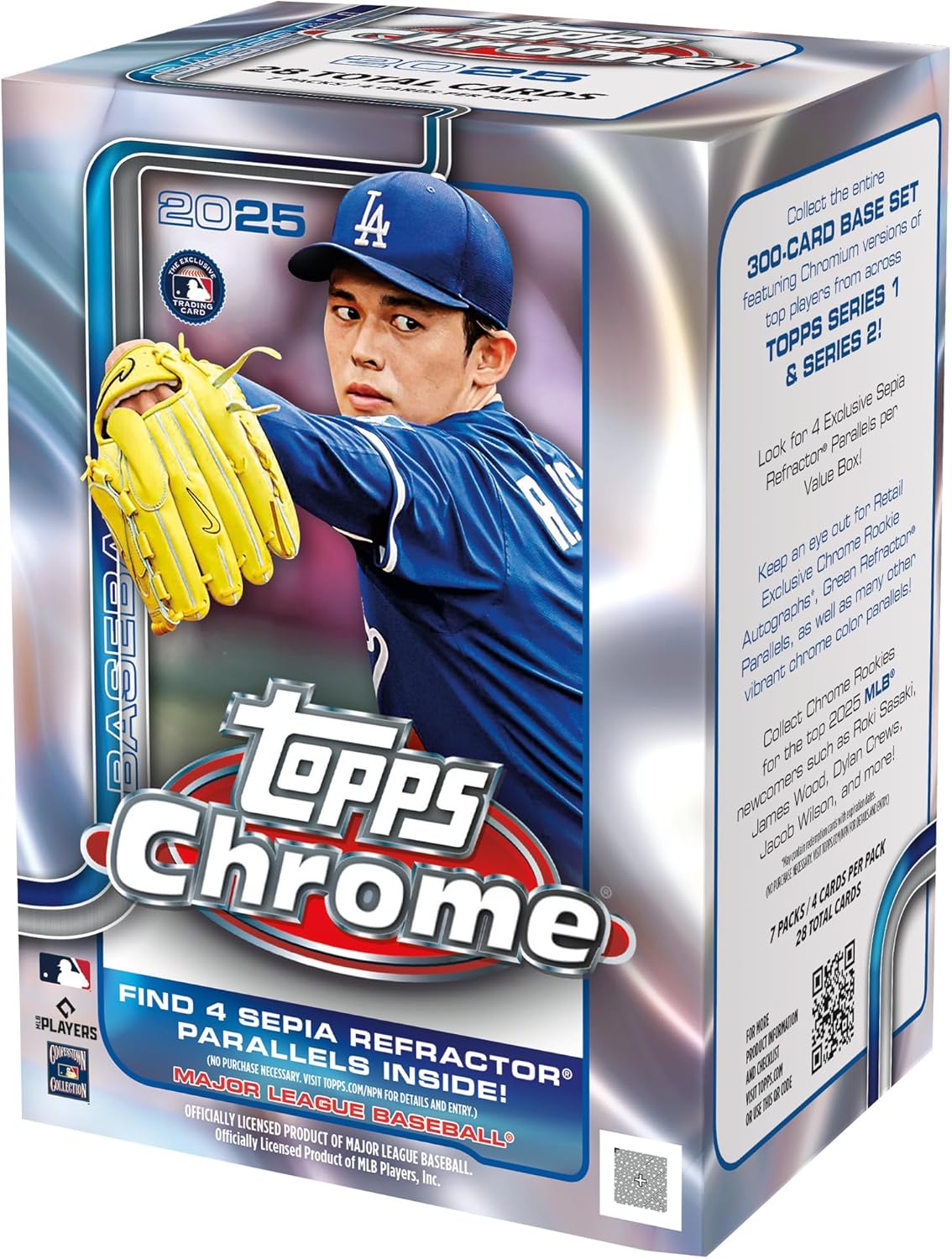 Topps 2025 Chrome Baseball - Mega Box (Factory Sealed)