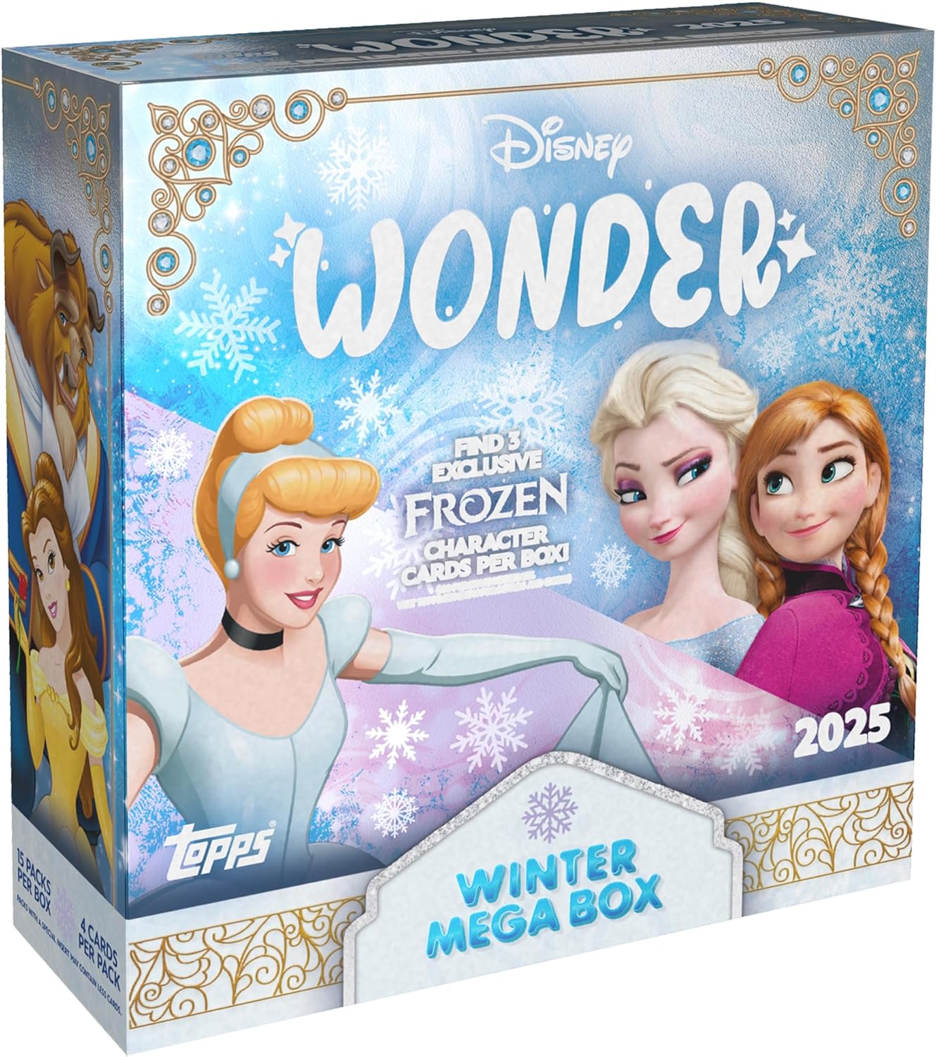 Topps 2025 Disney Wonder Trading Card Winter Mega Box